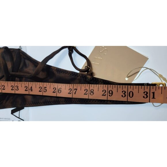 SAME Los Angeles Leopard Underwire Bikini Top Size XL Brown Animal Print - Picture 6 of 7